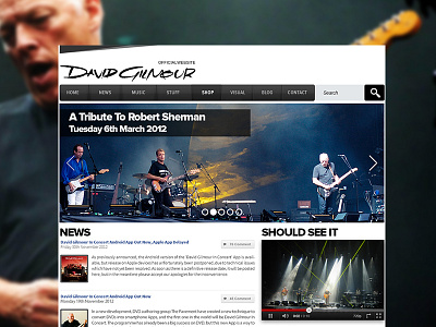 David Gilmour UI