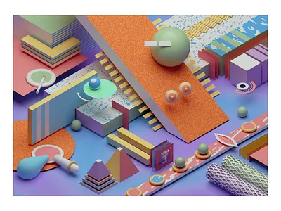 chilling 3d 3dart abstract art design illustration