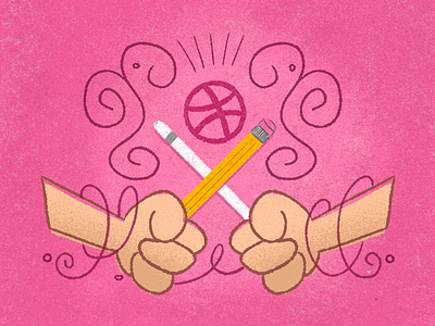 Illustration Duel draft dribbble dribbble invitations dribbble invite giveaway illustration illustrator invitation invite