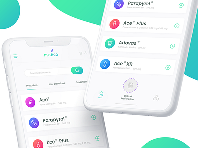 Medicine Store iOS App app design ios app ios design medicine app design medicine store app mobile app design online medicine app