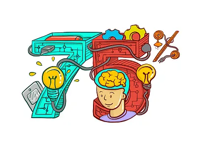 "75%" Illustration 75 brand bubble illustration logo people think