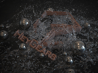 Waster Splashing cinema 4d liquid realflow water