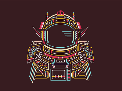 Astronaut astronaut creative futuristic radio star wars tv