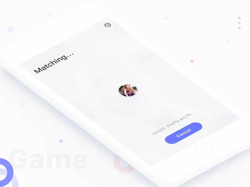 Matching animation animation card experience game ios match purple slide ui user ux zekvlee