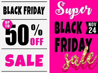 Black Friday 2017! banner black friday glitter sale shopping