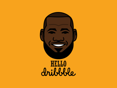 Lebron James basketball character design debut icon illustration lebron sports vector