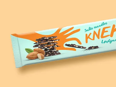 Unused chocolate concept almonds chocolate illustration packaging