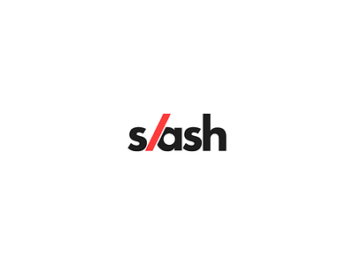 Slash logo design brand graphic design identity logo design