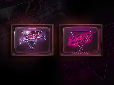 New retro wave tv 80s fun retro strangerthingsvibe tv