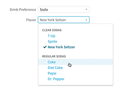 Connected Selections design system selection ux writing