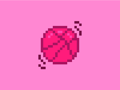 Dribbble ball 8bit ball design dribbble icon mac icons pixels simple ui