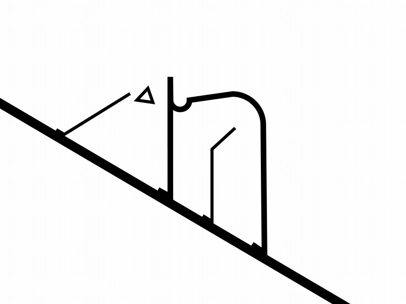 083/100 - Week of Climbing 083 100daysproject animation artbysambass blackwhite climbcycles climbing loops uphill weekofclimbing