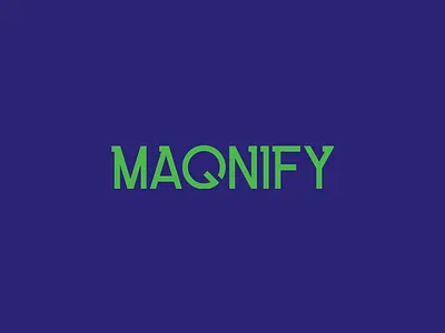 Magnify Wordmark branding logo wordmark