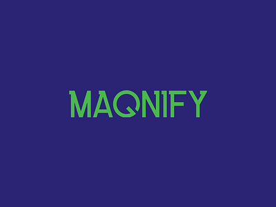 Magnify Wordmark branding logo wordmark