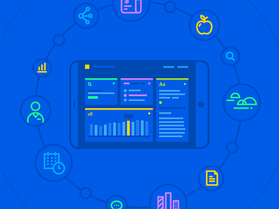 Cloud Concierge dark dashboard data viz product software ui