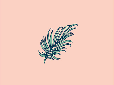 Palm Fron art illustration nelsonnokela palm retro skate summer tropical surf
