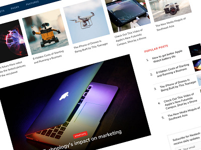Neotech Tech Magazine blog clean devices drones gadgets magazine modern tech technology theme wordpress