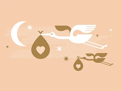 Baby Announcement baby announcement birth storks