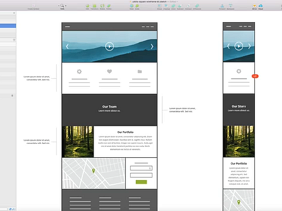 New Square Wireframe Tutorial kit mockup tutorial ui ux ux kits video website wireframe