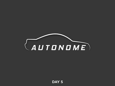 Daily Logo 5/50 - Driverless Car branding dailylogo dailylogochallenge driverless car logo