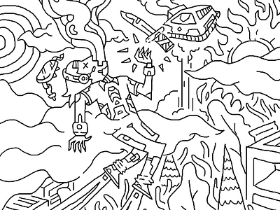 Limit doodle drawing illustration outline