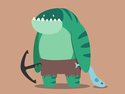 Tide Hunter dota2 fish flat hunter tide