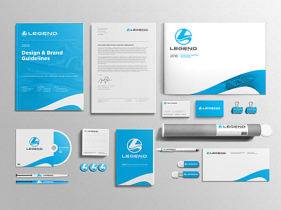 Legend Stationery boats brading brand graphic design legend logo mockups rebrand stationery