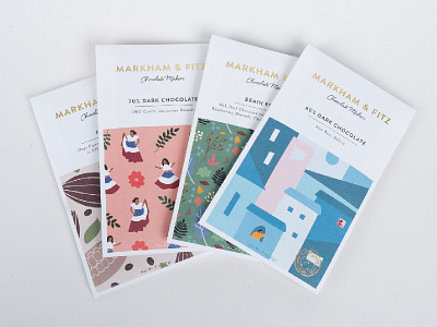 M&F Chocolate Packaging chocolate chocolate bar cut paper illustration minimal packaging pastel