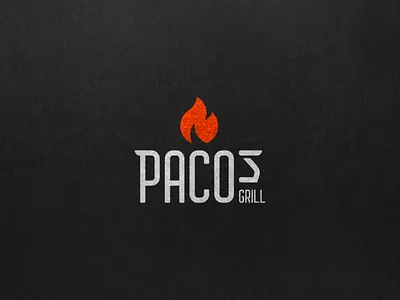 PACOS GRILL chiclayo creative design fiesta fire grill inspiration logo parrilla peru