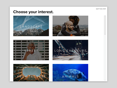 Daily UI #099 – Categories animals architecture categories dailyui landscape long exposure people street ui ui challange user interface