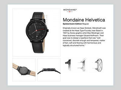 Daily UI #095 Product Tour dailyui mondaine product product tour ui ui challange user interface watch