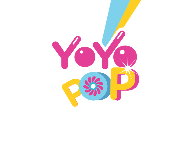 YOYO Pop after effects animation app children gif logo logotype motion shape splash screen yoyo