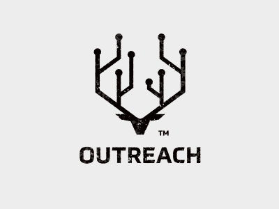 OUTREACH 7gone animal bull cow deer horn links logo outreach root scheme seo