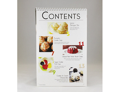 CookBook: Heavenly Delights color design food layout photography