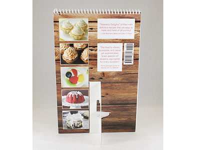 CookBook: Heavenly Delights book color design food layout publication