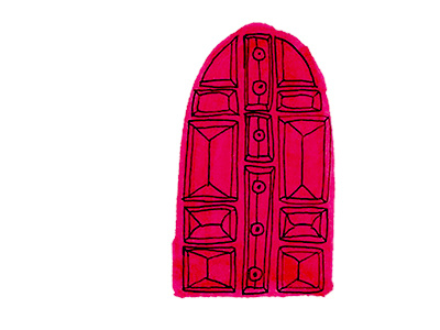 Dream door door dreams gem illustration love red