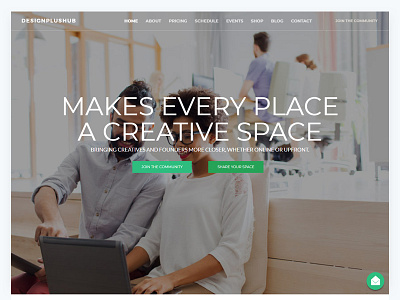 DesignplusHub Website co working community creative philippines design designer designplushub space ui ux