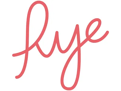 Personal mark hand lettering handwritten logo mark script