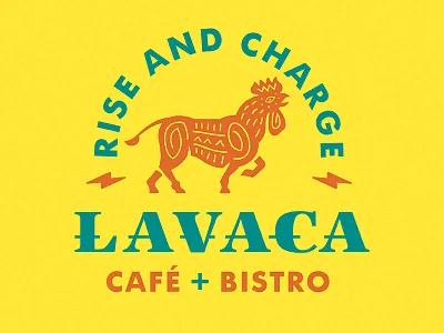 Cock-a-doodle-moo cafe logo