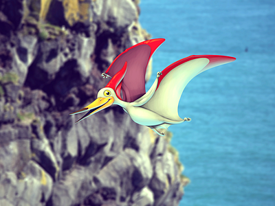 Pteranodon character character design concept concept art dinosaurs game game design illustration kids pteranodon