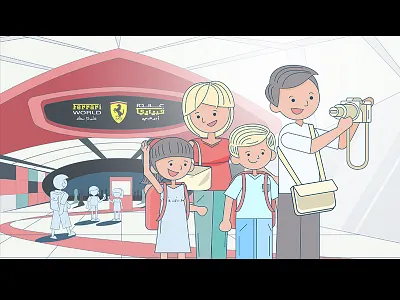 Abu Dhabi's Life - 03 2d animated app application art branding design flat icon illustration ui vector