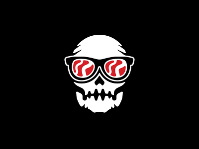 Stay Cool character cool dead icon illustration logo shades skeleton skull sunglasses vector vector art