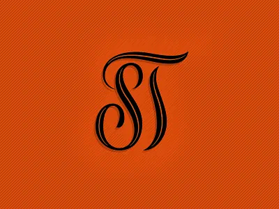 St Monogram lettering monogram