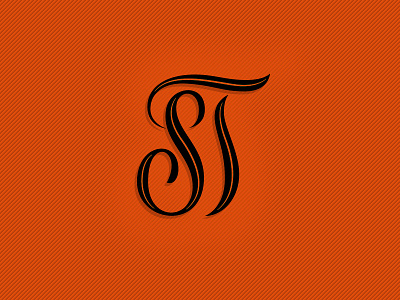 St Monogram lettering monogram