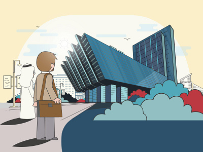 Abu Dhabi's Life - 07 2d animated app application art branding design flat icon illustration ui vector