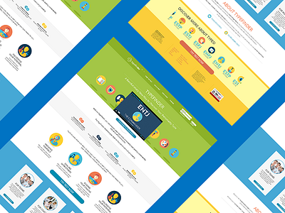 TypeFinder — Landing page design digital art uiux web design