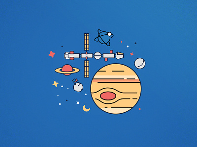 Outer Solar System adventure exploration jupiter planets solar system space