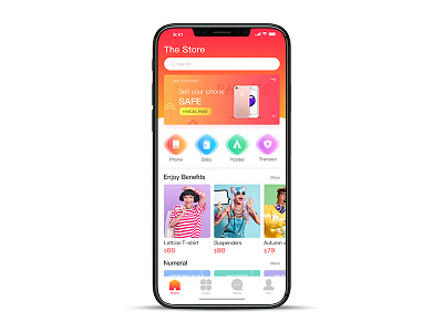 Iphone X APP ui ux