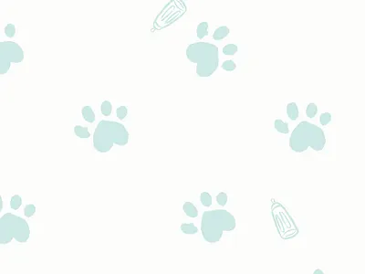 Endpapers baby book dog kids