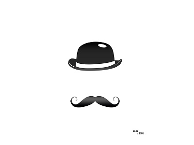 Mr.Hpst.Old School bleck and white brending gradient hipster logo ui